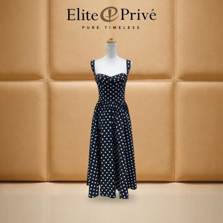 Polka Dot Sweetheart Maxi – made-to-measure by Elite Privé Atelier, Dubai